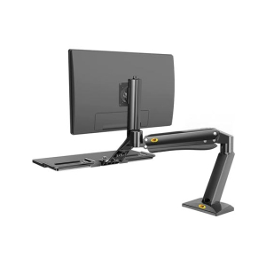 NB North Bayou Height Adjustable Desktop Workstation Mount With Keyboard Tray (NB40)