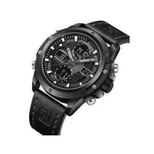 Naviforce Dual Time Editon Men's Watch Black (NF-9225-4)