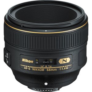 Nikon AF-S Nikkor 58mm f/1.4G Lens