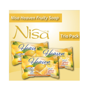 Nisa Heaven Fruity Soap Lemon 155 Gm (Pack of 3)