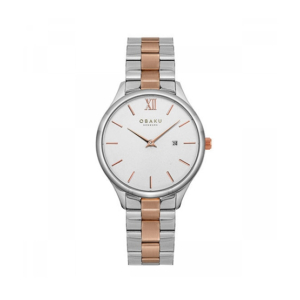 Obaku Lille Mistyrose Women's Watch Two Tone (V266LDCISH)