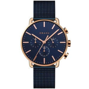 Obaku Havn Ocean Watch For Men's Blue (V232GCVLML)