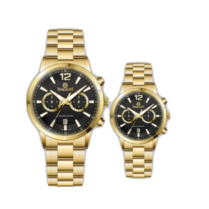 Timezone Oblique Axis Watch For Men (TZ-1322L)-Black