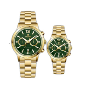 Timezone Oblique Axis Watch For Men (TZ-1322L)-Green