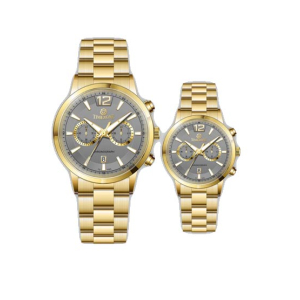 Timezone Oblique Axis Watch For Men (TZ-1322L)-Grey