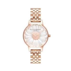 Olivia Burton 3D Daisy Women's Watch Rose Gold (OB16FS102)