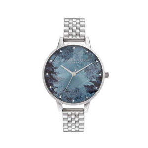 Olivia Burton Crystal Markers Women's Watch Silver (OB16US06)
