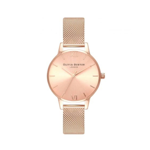 Olivia Burton Sunray Women's Watch Rose Gold (OB16MD84)