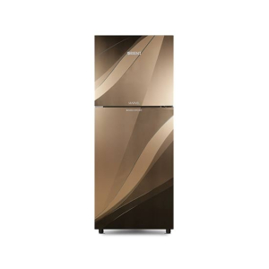 Orient Marvel 200 Glass Door Freezer-on-Top Refrigerator 7 Cu Ft Golden