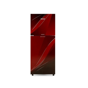 Orient Marvel 410 Glass Door Freezer-on-Top Refrigerator 15 Cu Ft Red