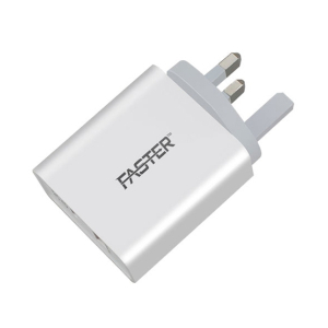 Faster Thunder Qualcomm 3.0A Quick Charge 42W Travel Adapter (FAC-PD50)
