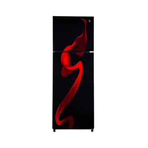 PEL Glass Door Freezer-on-Top Refrigerator 12 cu ft (PRGD 21860)-Red Blaze