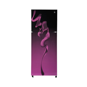 PEL Glass Door Freezer-on-Top Refrigerator 13 cu ft (PRGD-21960)-Purple Blaze
