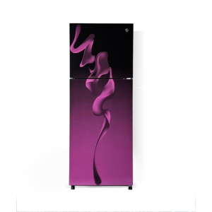 PEL Glass Door Freezer-on-Top Refrigerator 9 cu ft Purple Blaze (PRGD-2550)
