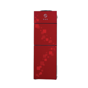 PEL Desire Glass Door Water Dispenser Red (PWD-110-RBS)