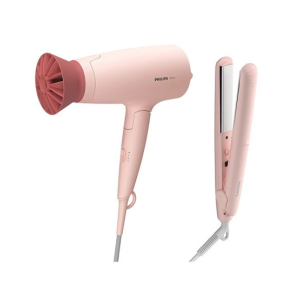 Philips 3000 Series Dryer & Straightener Hair Styling Set (BHP398/00)