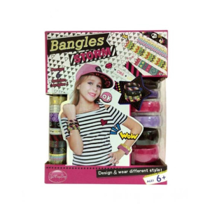 Planet X Girls Fashion Designer Bangles Set Pack of 6 (PX-9754)