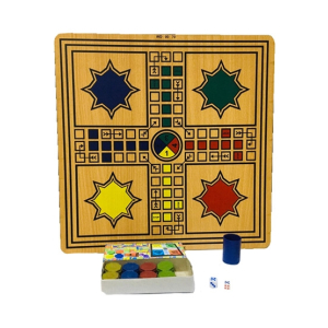Planet X Modern Wooden Ludo Board (PX-11366)
