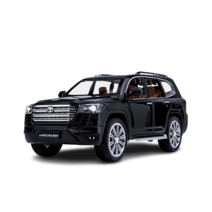 Planet X Toyota Land Cruiser V8 Model Car Black (PX-11921)