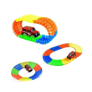 Planet X Colorful Jeep Truck Track Set (PX-10266)