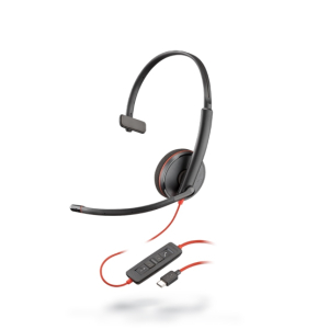 Plantronics Blackwire 3210 Corded UC USB-A Headset