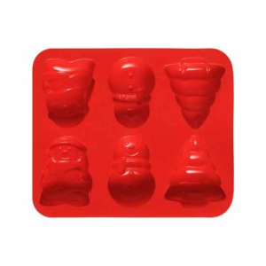 Premier Home 6 Christmas Theme Cake Mould Red (0805135)