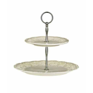 Premier Home Diamante Georgia 2 Tier Cake Stand (722109)