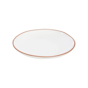 Premier Home White Glazed Terracotta Dinner Plate (722845)