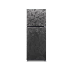 PEL Glass Door Freezer-on-Top Refrigerator 6 Cu Ft Grey Prism (PRGD-2000)