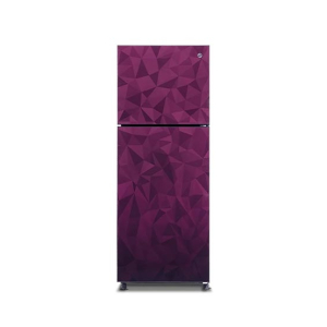 PEL Glass Door Freezer-on-Top Refrigerator 12 Cu Ft Purple Prism (PRGD-6450)