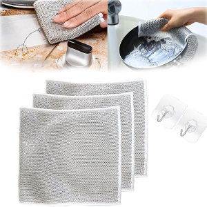 Promax Non-Scratch Dishwashing Cloth - 3pcs