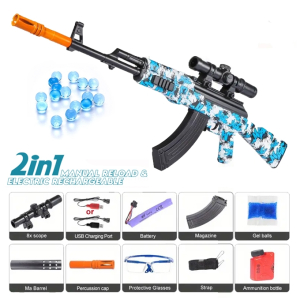 Planet X AK47 Gel Blaster Manual Reload & Automatic Gun (PX-11757)