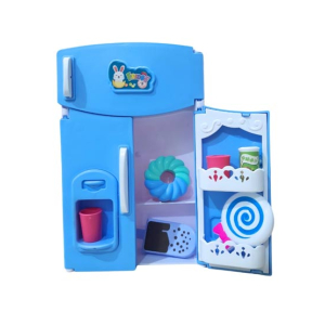 Planet X Mini Fridge Refrigerator Toy Set For Kids Blue (PX-12069)
