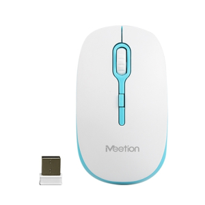 Meetion Optical USB Wireless Mouse Blue (R547)