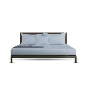 Rainbow Linen Bed Sheet Set Full Size Silver Grey (Pack Of 3)