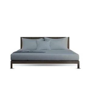 Rainbow Linen Bed Sheet Set King Size Dark Grey (Pack Of 3)
