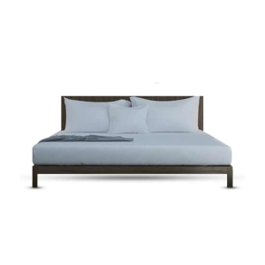 Rainbow Linen Bed Sheet Set Single Size Silver Grey (Pack Of 3)