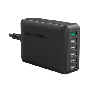 RAVPower 60W 6-Port Charging Station with Quick Charge 3.0 (RP-PC029)