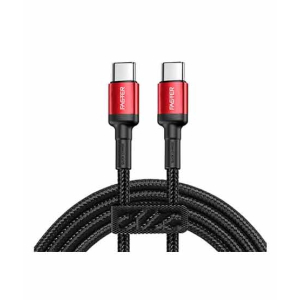 Faster 3A Type-C To Type-C Cable Black (FC-60W)