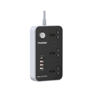 Faster Power Strip Extension with PD+3 QC3.0 USB Ports (FUS-640)