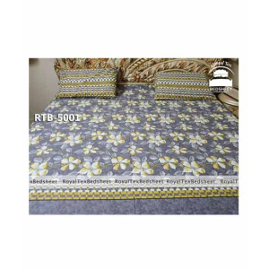 Royal Tex Printed Double Bed Sheet (RTB-5001)