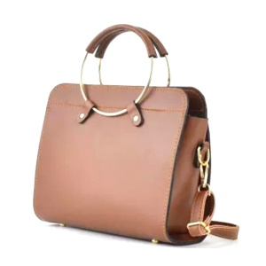 Saad Collection PU Leather Hand Bag For Women Purple (0046)