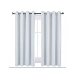 Sajid Zaib Velvet Jacquard Curtains 2 Pcs Grayish White