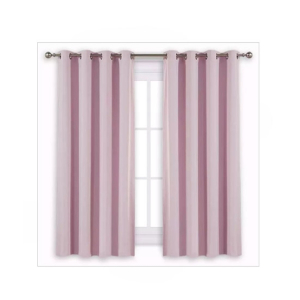 Sajid Zaib Velvet Jacquard Curtains 2 Pcs Pink