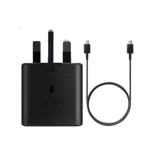 Samsung 25W 3 Pin Fast Charging Travel Adapter Black