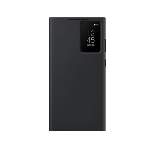 Samsung Clear View Cover For Galaxy S23 Ultra-Black
