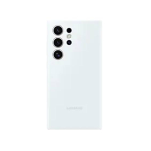 Samsung Silicone Case For Galaxy S24 Ultra-White