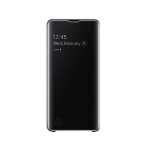 Samsung Clear View Black Case For Galaxy S10+