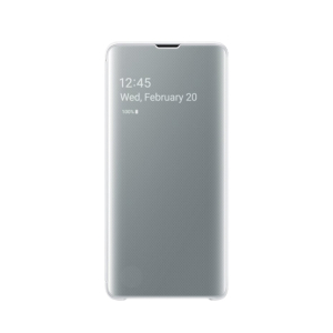 Samsung Clear View White Case For Galaxy S10+