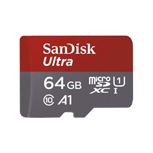 SanDisk 64GB Ultra UHS-I Micro SDXC Memory Card with SD Adapter